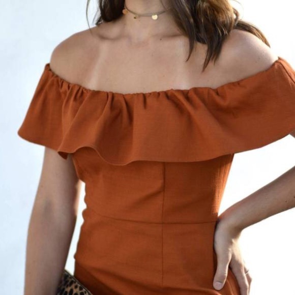 Kendall + Kylie • Ruffle Off Shoulder Dress - Picture 3 of 9